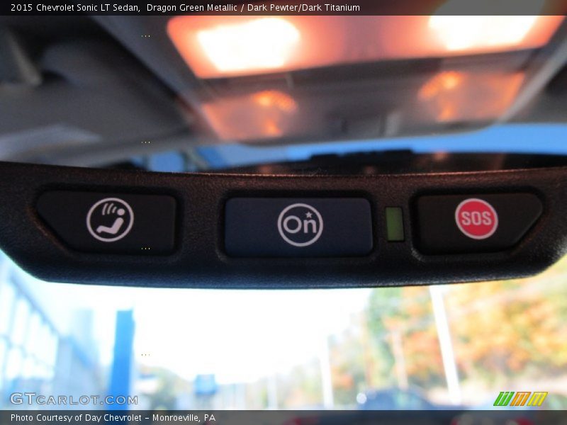 Dragon Green Metallic / Dark Pewter/Dark Titanium 2015 Chevrolet Sonic LT Sedan