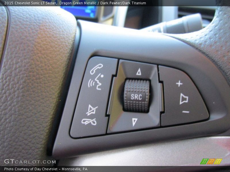 Dragon Green Metallic / Dark Pewter/Dark Titanium 2015 Chevrolet Sonic LT Sedan