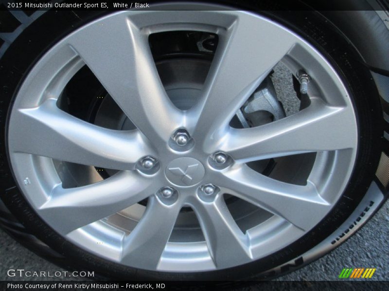 White / Black 2015 Mitsubishi Outlander Sport ES