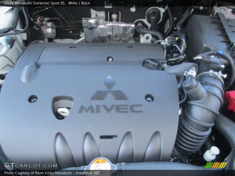 White / Black 2015 Mitsubishi Outlander Sport ES