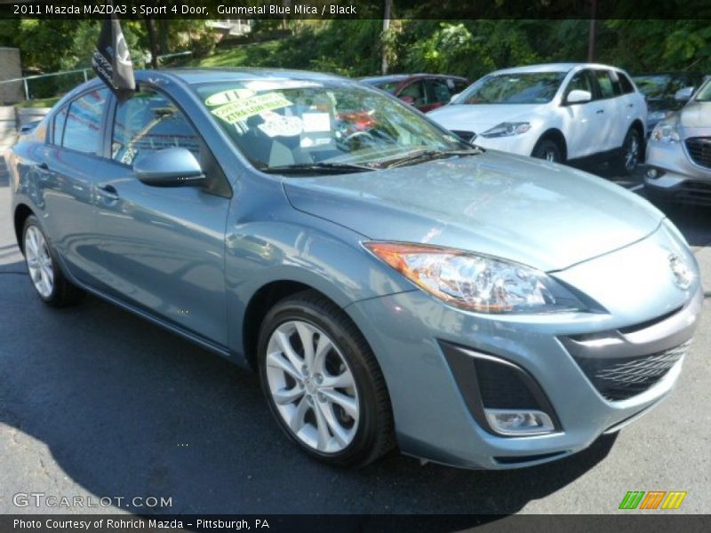 Gunmetal Blue Mica / Black 2011 Mazda MAZDA3 s Sport 4 Door