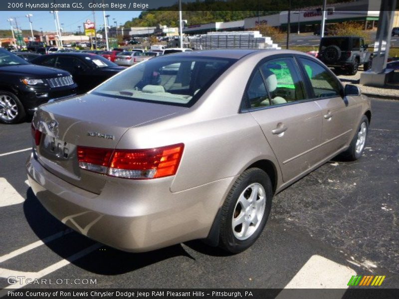Golden Beige / Beige 2006 Hyundai Sonata GLS
