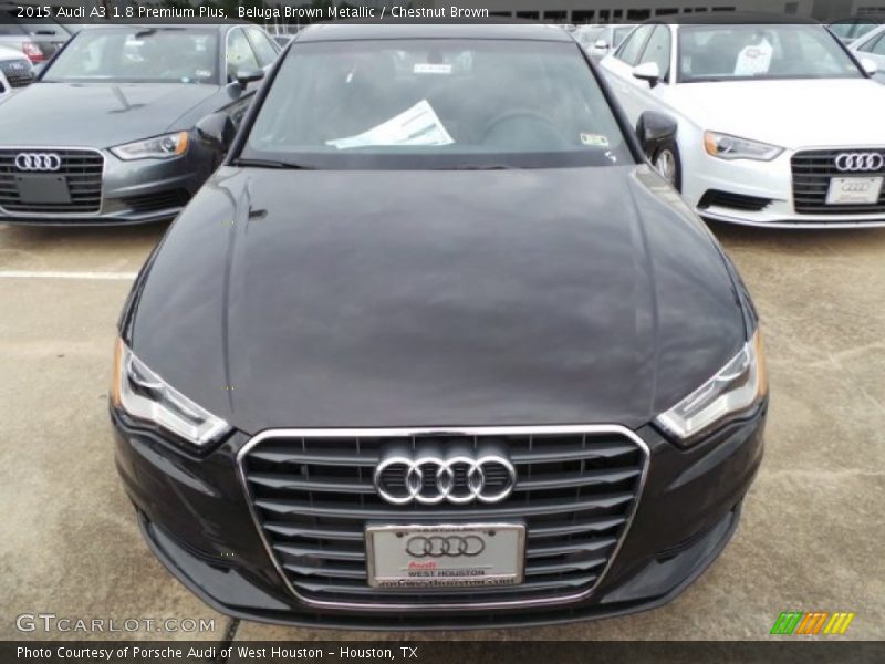 Beluga Brown Metallic / Chestnut Brown 2015 Audi A3 1.8 Premium Plus