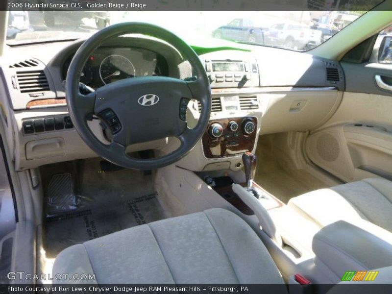 Golden Beige / Beige 2006 Hyundai Sonata GLS