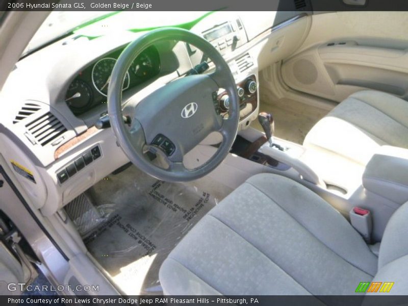 Golden Beige / Beige 2006 Hyundai Sonata GLS