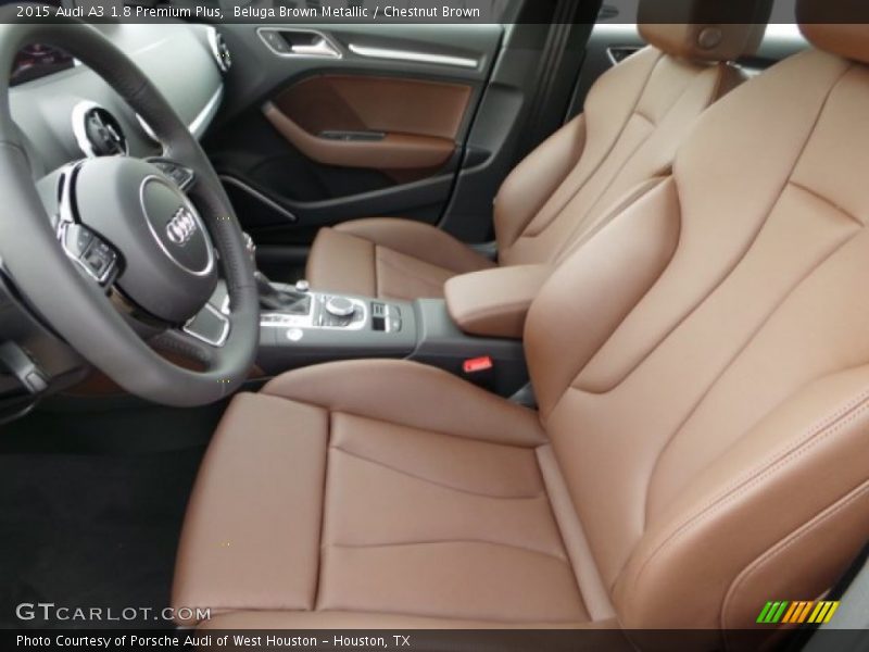 Beluga Brown Metallic / Chestnut Brown 2015 Audi A3 1.8 Premium Plus