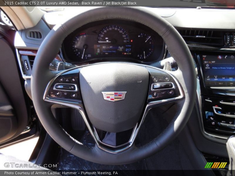 Black Raven / Jet Black/Jet Black 2015 Cadillac CTS 2.0T Luxury AWD Sedan
