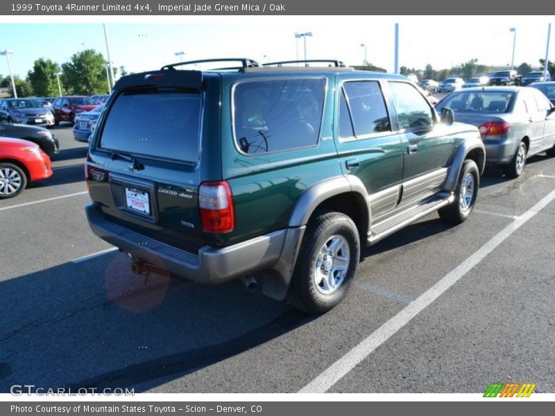 Imperial Jade Green Mica / Oak 1999 Toyota 4Runner Limited 4x4