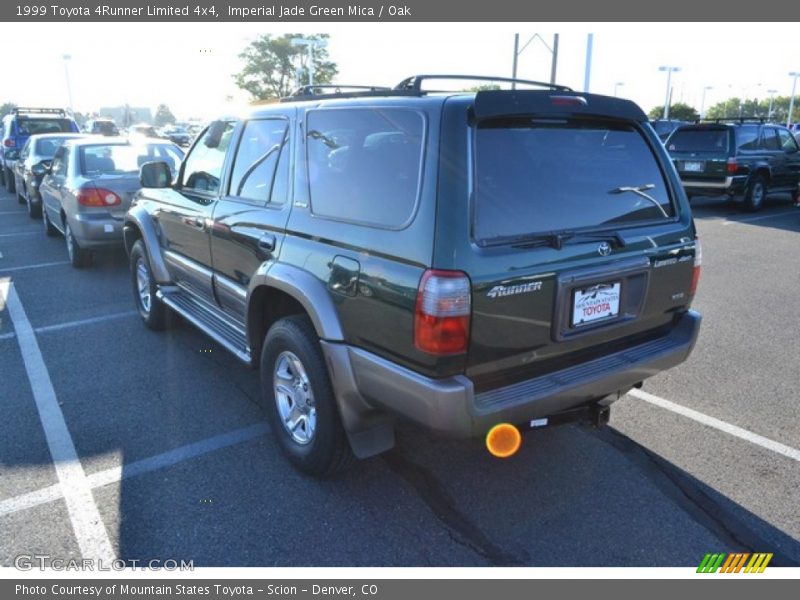 Imperial Jade Green Mica / Oak 1999 Toyota 4Runner Limited 4x4