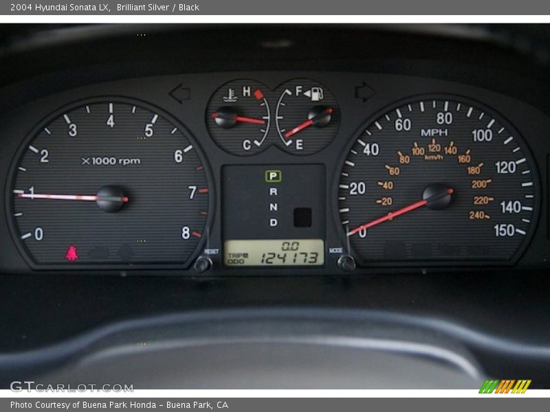  2004 Sonata LX LX Gauges