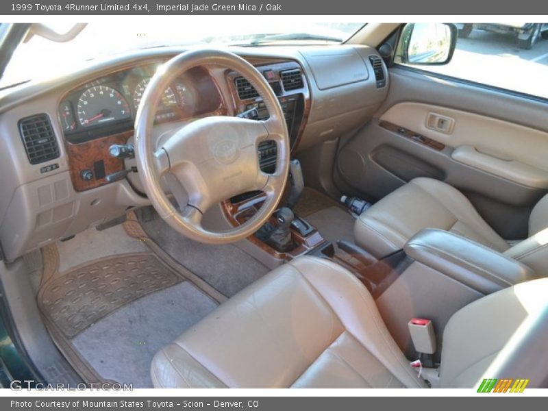 Imperial Jade Green Mica / Oak 1999 Toyota 4Runner Limited 4x4