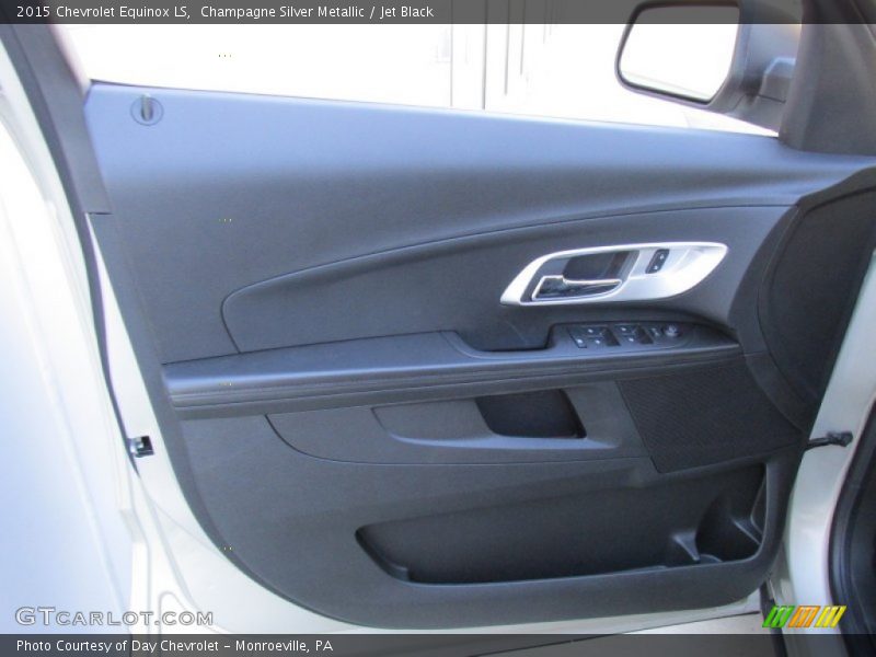 Champagne Silver Metallic / Jet Black 2015 Chevrolet Equinox LS