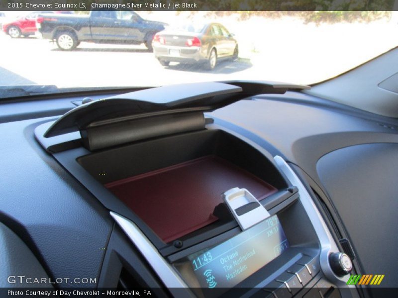 Champagne Silver Metallic / Jet Black 2015 Chevrolet Equinox LS