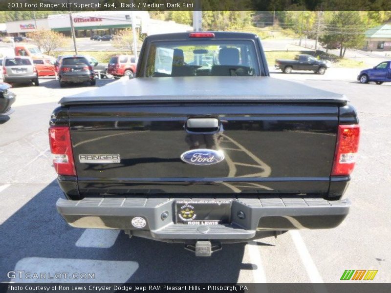 Black / Medium Dark Flint 2011 Ford Ranger XLT SuperCab 4x4