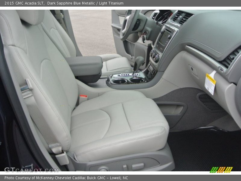 Dark Sapphire Blue Metallic / Light Titanium 2015 GMC Acadia SLT