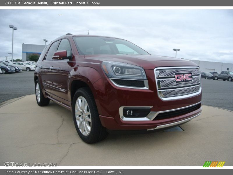 Crimson Red Tincoat / Ebony 2015 GMC Acadia Denali