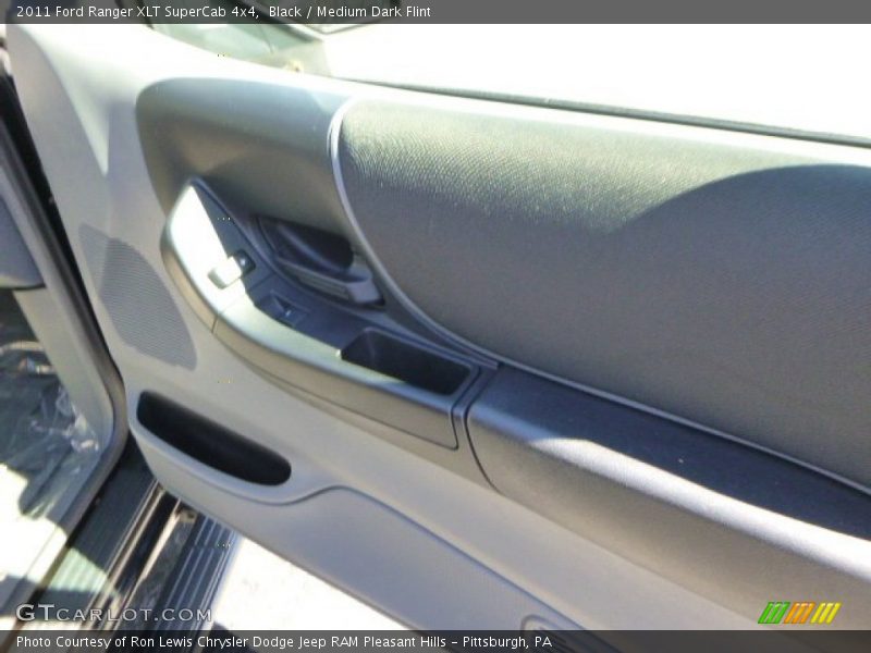 Black / Medium Dark Flint 2011 Ford Ranger XLT SuperCab 4x4
