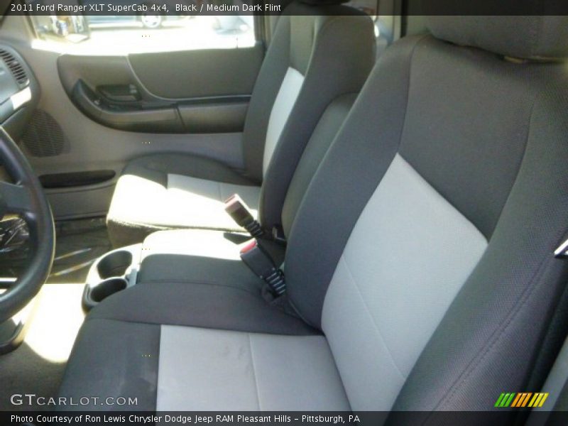 Black / Medium Dark Flint 2011 Ford Ranger XLT SuperCab 4x4