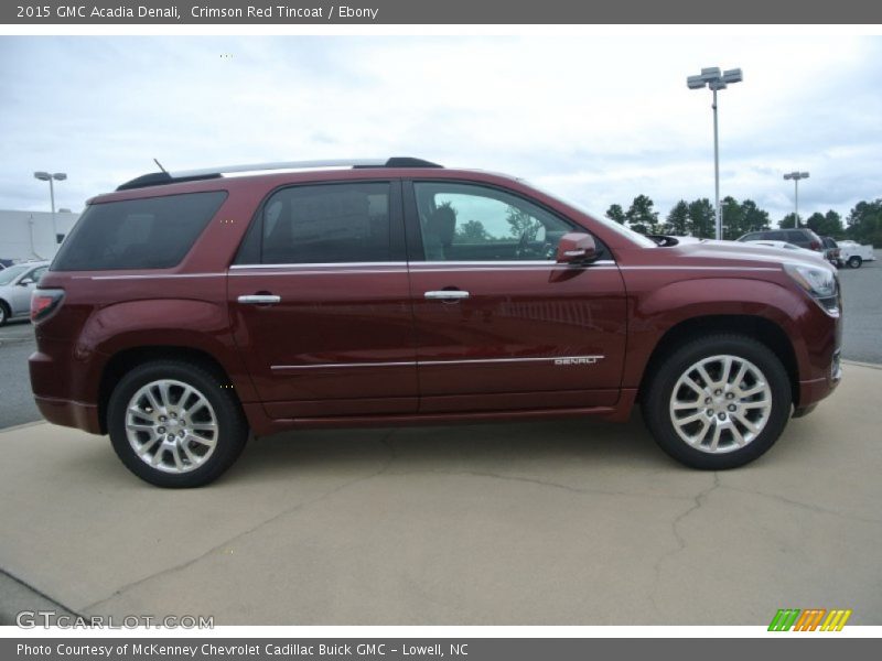 Crimson Red Tincoat / Ebony 2015 GMC Acadia Denali