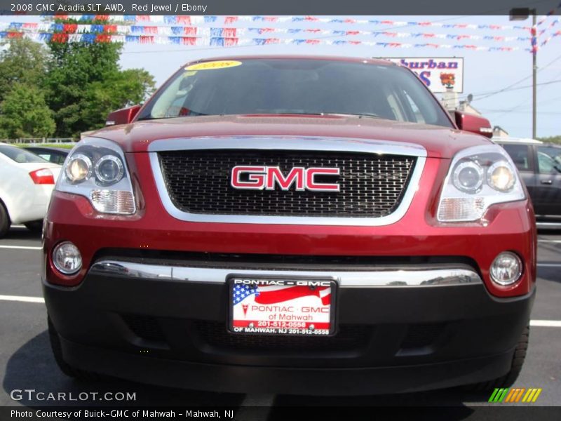 Red Jewel / Ebony 2008 GMC Acadia SLT AWD