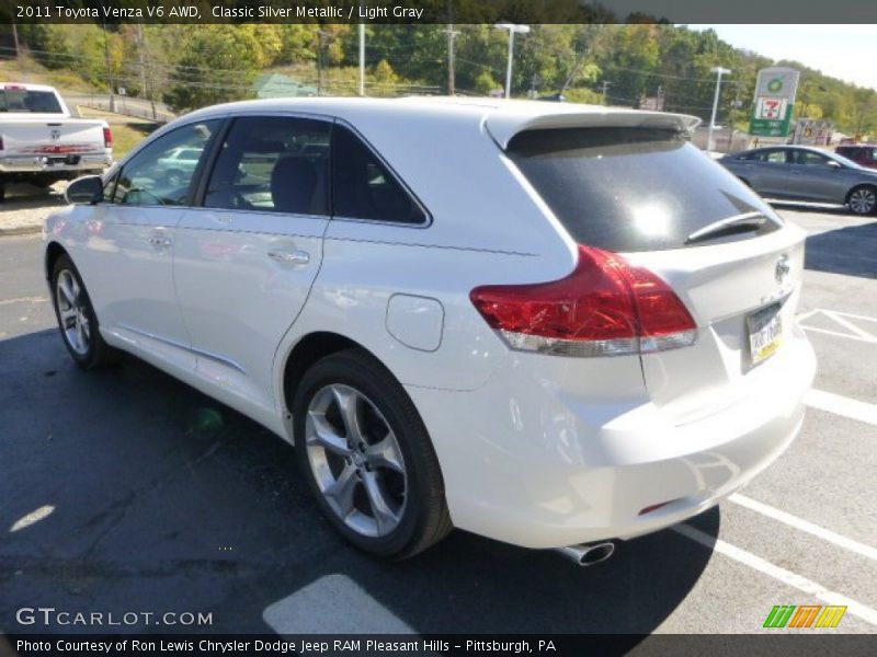 Classic Silver Metallic / Light Gray 2011 Toyota Venza V6 AWD