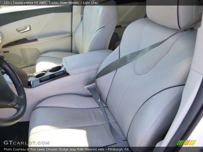 Classic Silver Metallic / Light Gray 2011 Toyota Venza V6 AWD