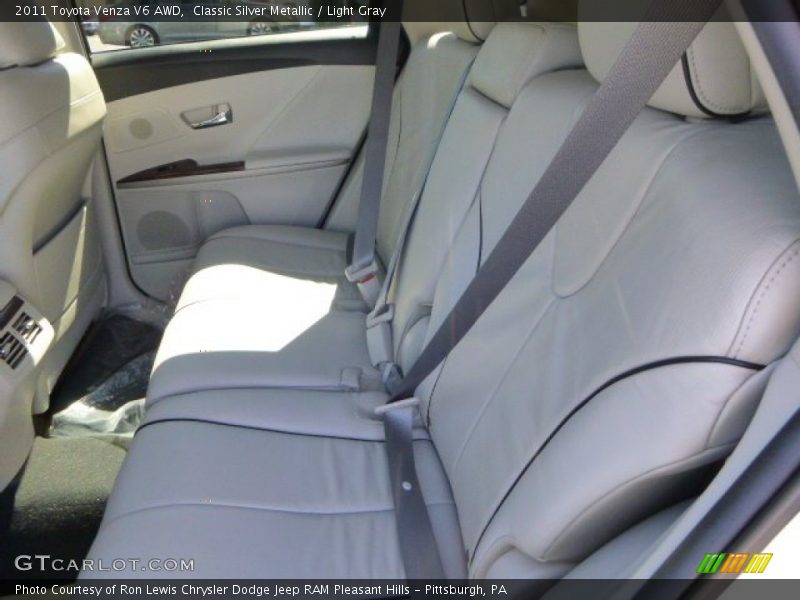 Classic Silver Metallic / Light Gray 2011 Toyota Venza V6 AWD