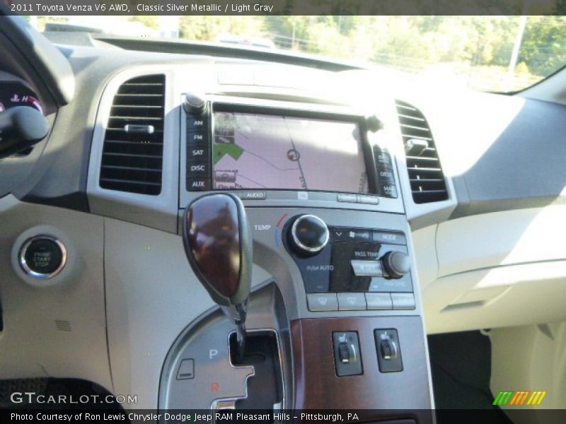 Classic Silver Metallic / Light Gray 2011 Toyota Venza V6 AWD