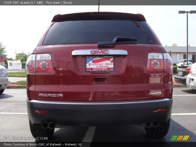 Red Jewel / Ebony 2008 GMC Acadia SLT AWD