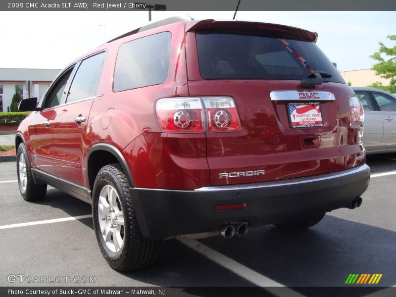 Red Jewel / Ebony 2008 GMC Acadia SLT AWD