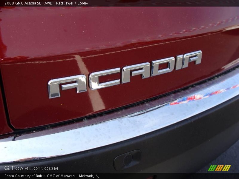 Red Jewel / Ebony 2008 GMC Acadia SLT AWD