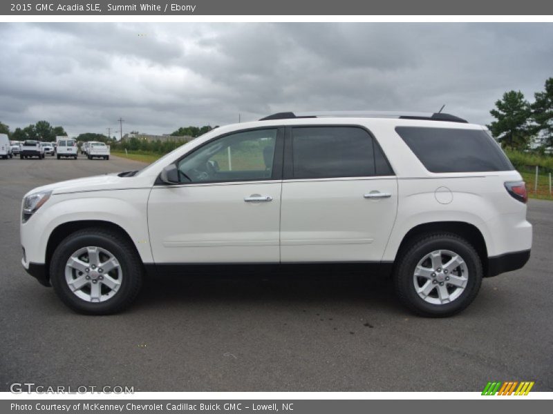 Summit White / Ebony 2015 GMC Acadia SLE