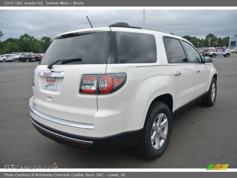 Summit White / Ebony 2015 GMC Acadia SLE