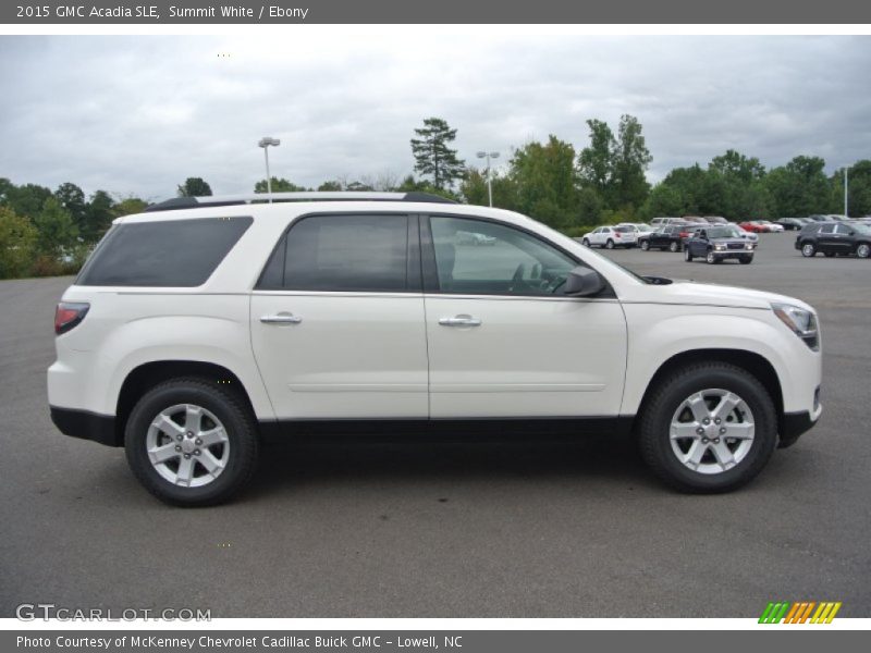 Summit White / Ebony 2015 GMC Acadia SLE