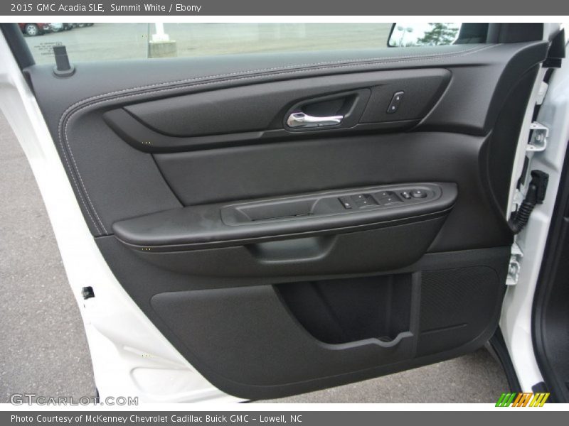 Summit White / Ebony 2015 GMC Acadia SLE
