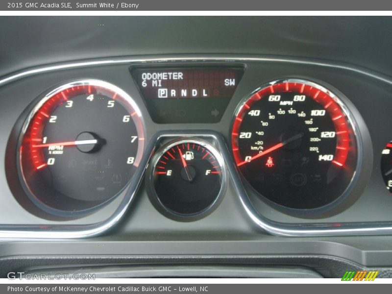 Summit White / Ebony 2015 GMC Acadia SLE