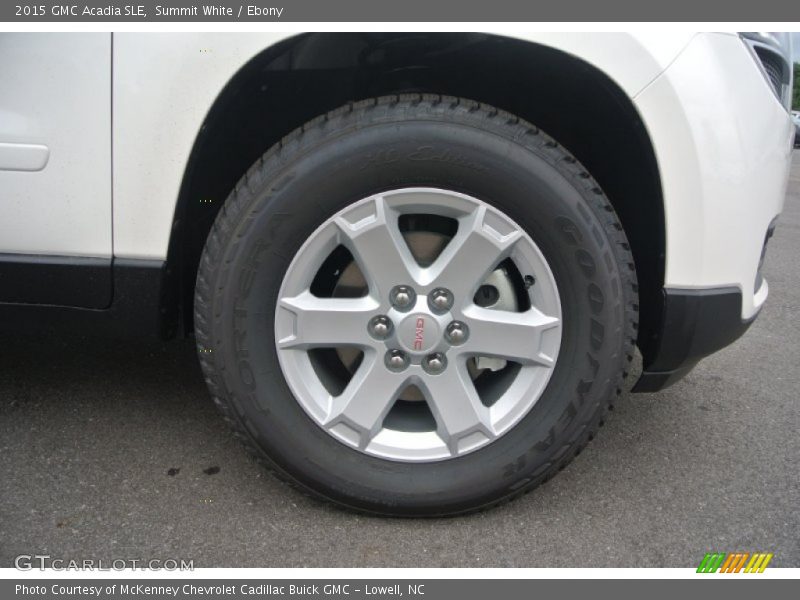 Summit White / Ebony 2015 GMC Acadia SLE