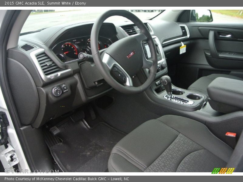 Summit White / Ebony 2015 GMC Acadia SLE