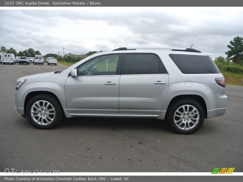 Quicksilver Metallic / Ebony 2015 GMC Acadia Denali