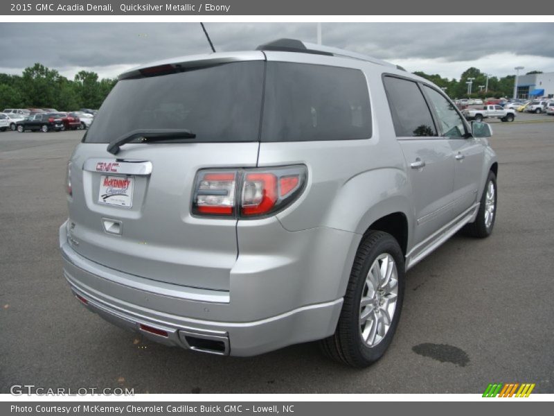 Quicksilver Metallic / Ebony 2015 GMC Acadia Denali