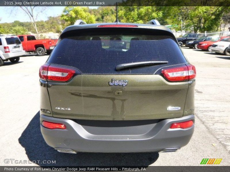 ECO Green Pearl / Black 2015 Jeep Cherokee Latitude 4x4