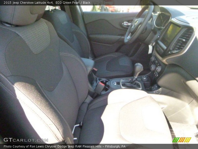 ECO Green Pearl / Black 2015 Jeep Cherokee Latitude 4x4