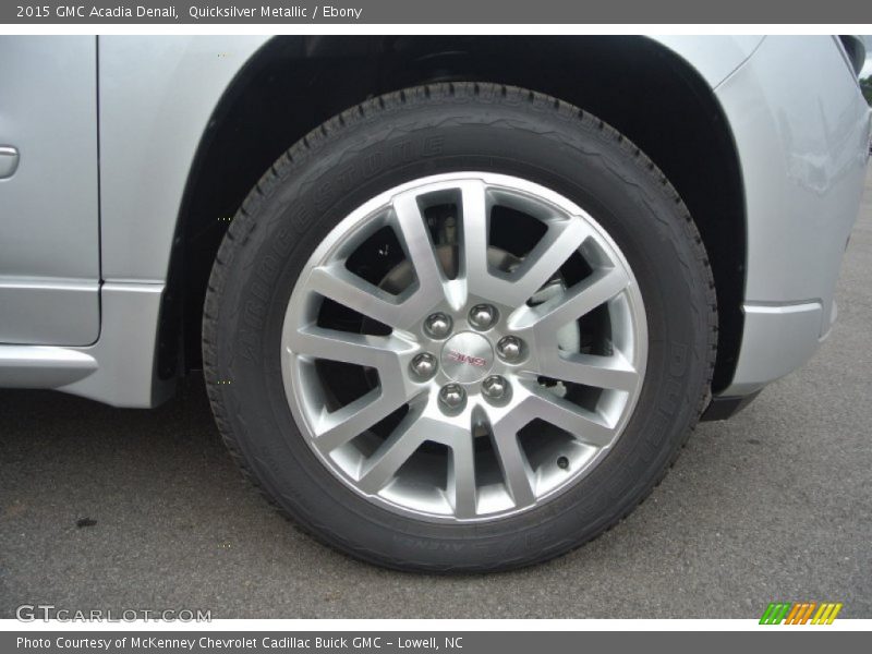 Quicksilver Metallic / Ebony 2015 GMC Acadia Denali