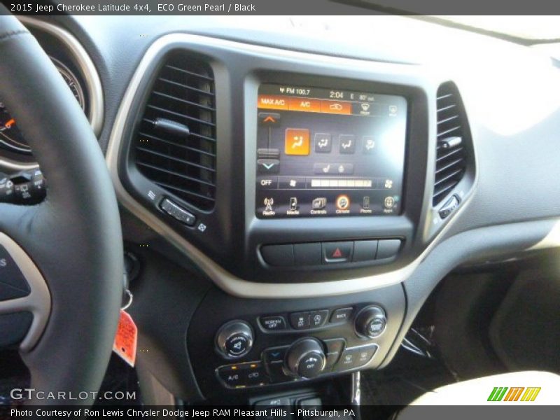ECO Green Pearl / Black 2015 Jeep Cherokee Latitude 4x4