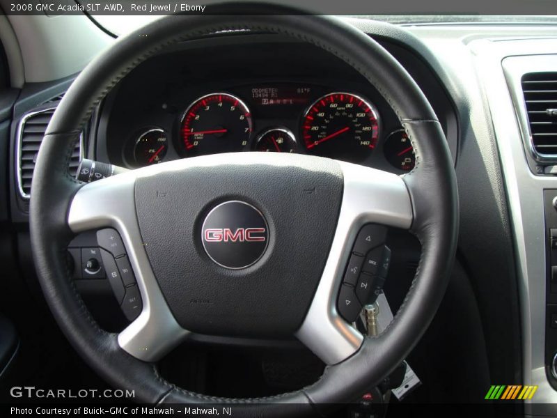 Red Jewel / Ebony 2008 GMC Acadia SLT AWD