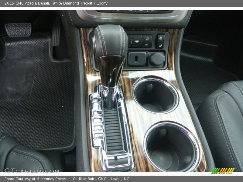 White Diamond Tricoat / Ebony 2015 GMC Acadia Denali