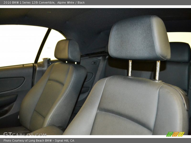 Alpine White / Black 2010 BMW 1 Series 128i Convertible