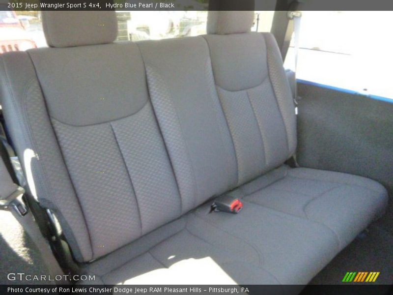 Hydro Blue Pearl / Black 2015 Jeep Wrangler Sport S 4x4