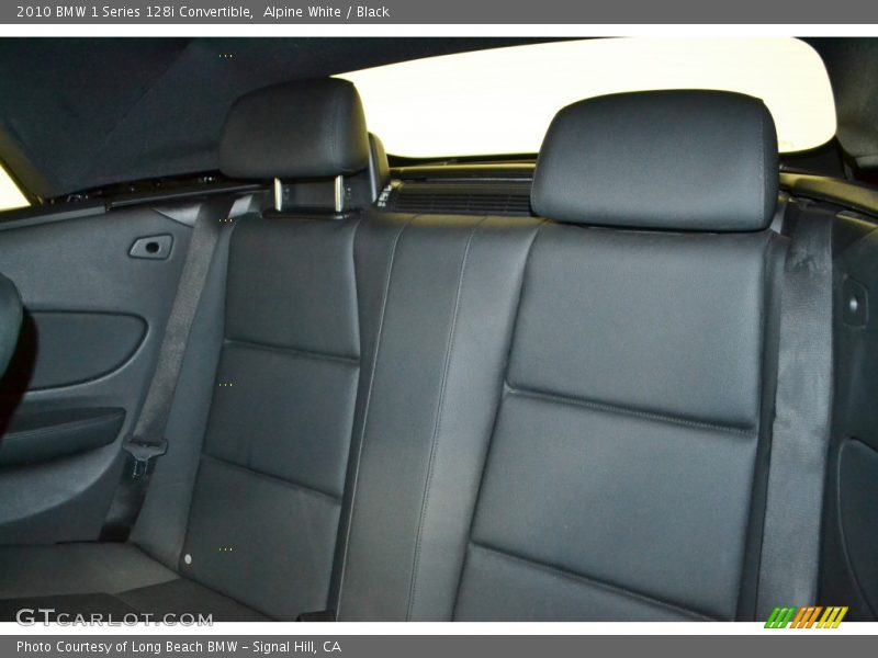 Alpine White / Black 2010 BMW 1 Series 128i Convertible