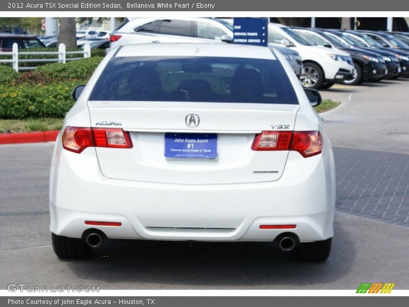 Bellanova White Pearl / Ebony 2012 Acura TSX Special Edition Sedan